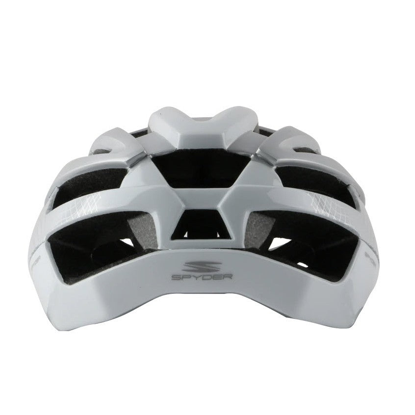 Spyder CARVE Road Bike Helmet Lightweight - Gloss White / Silver