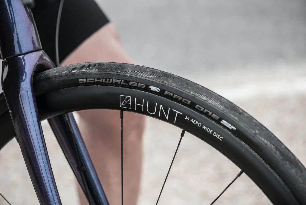 HUNT 34 Aero Wide Alloy Disc Wheelset TA 1548 grams