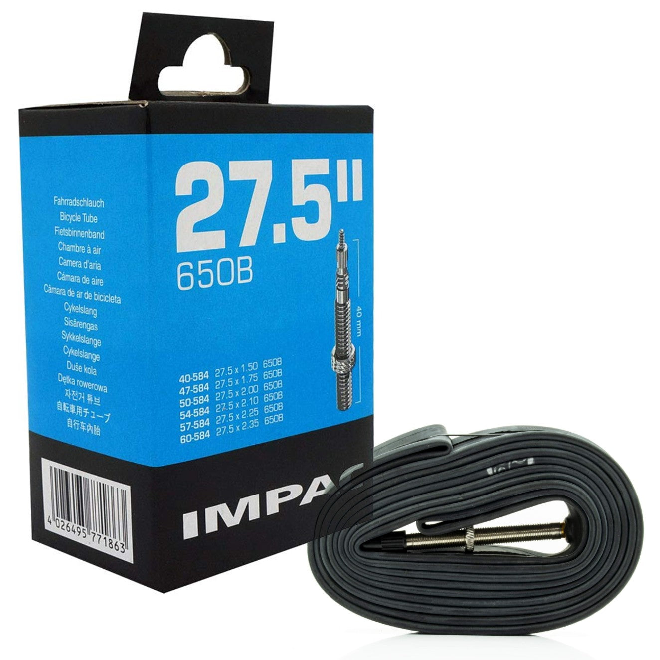 Impac 650b Bike Inner Tube inch MTB Presta – Supreme