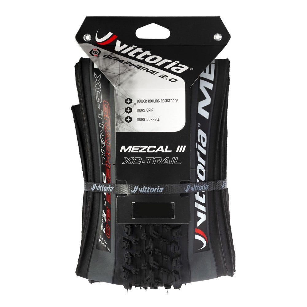 Vittoria Mezcal MTB XC Tire Graphene 29er - Anthricite / Black