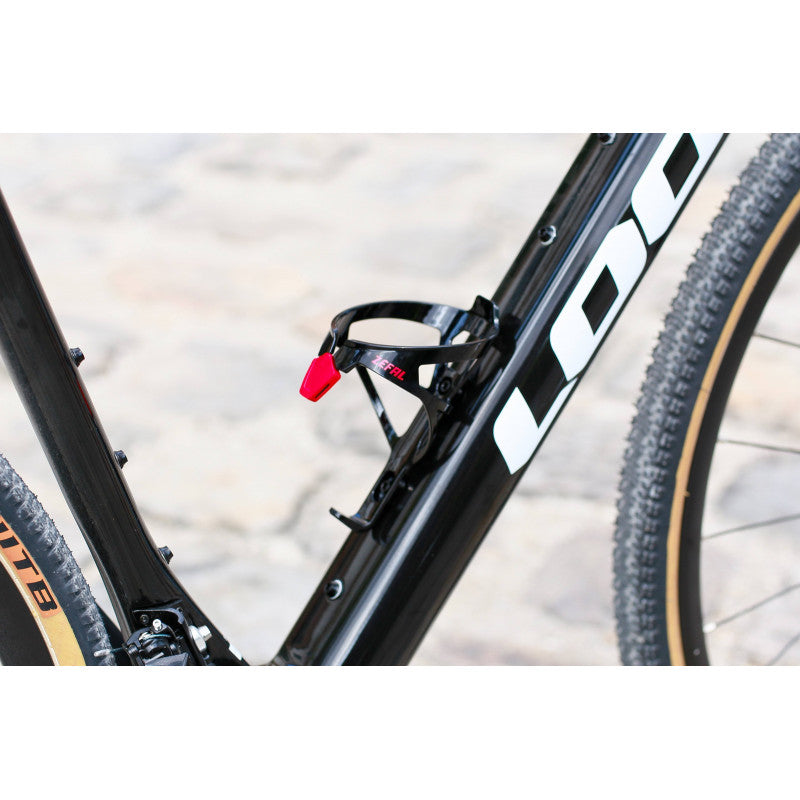 Zefal Pulse A2 Super Light Bike Bottle Cage 26 grams - Black / Red