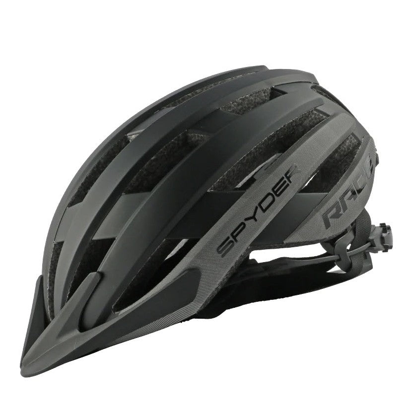 Spyder RACE Bike Helmet for Road / MTB - Matte Black / Gray