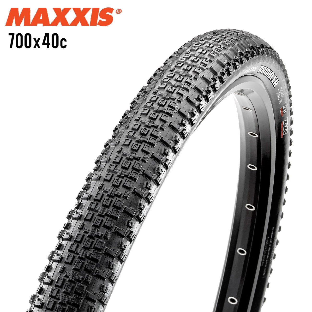 Maxxis Rambler Gravel Tire 700c EXO Tubeless Ready - Black