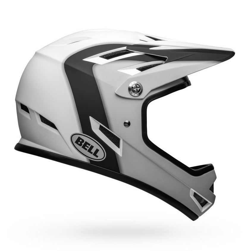 Bell Sanction Full Face Helmet - Matte Black/White