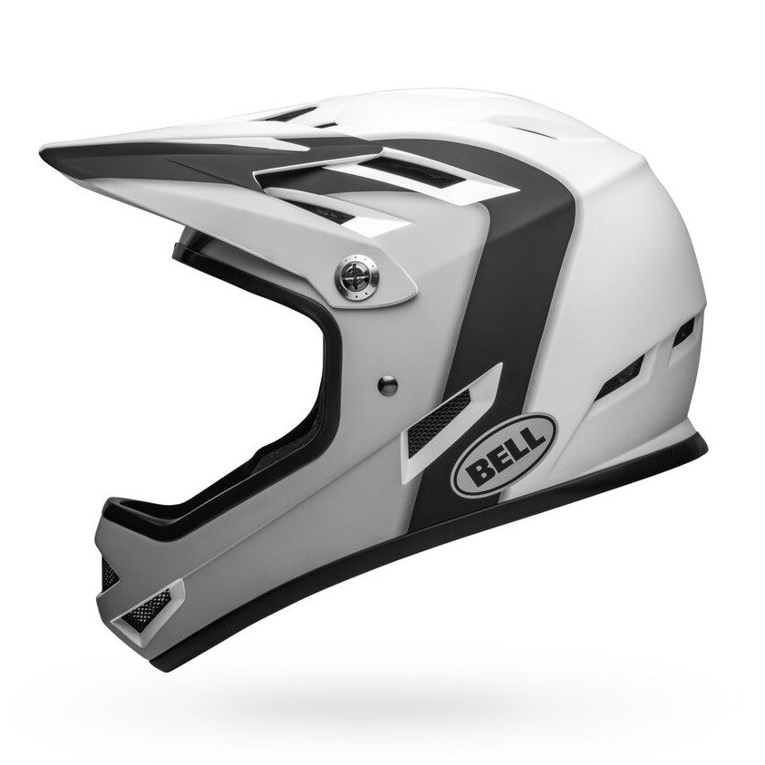 Bell Sanction Full Face Helmet - Matte Black/White