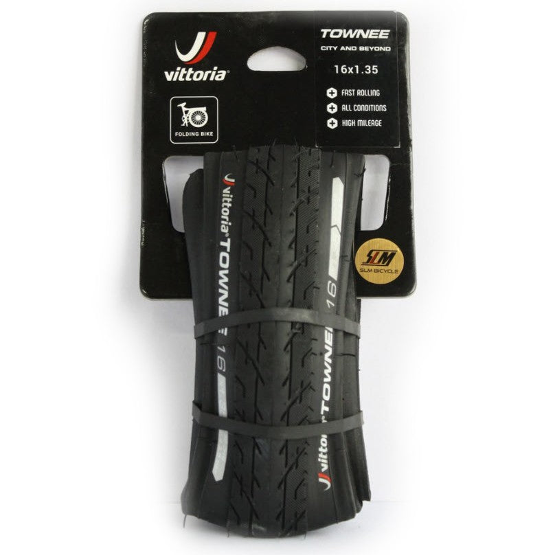 Vittoria Townee Folding Bike / Urban Bike Tire - Black