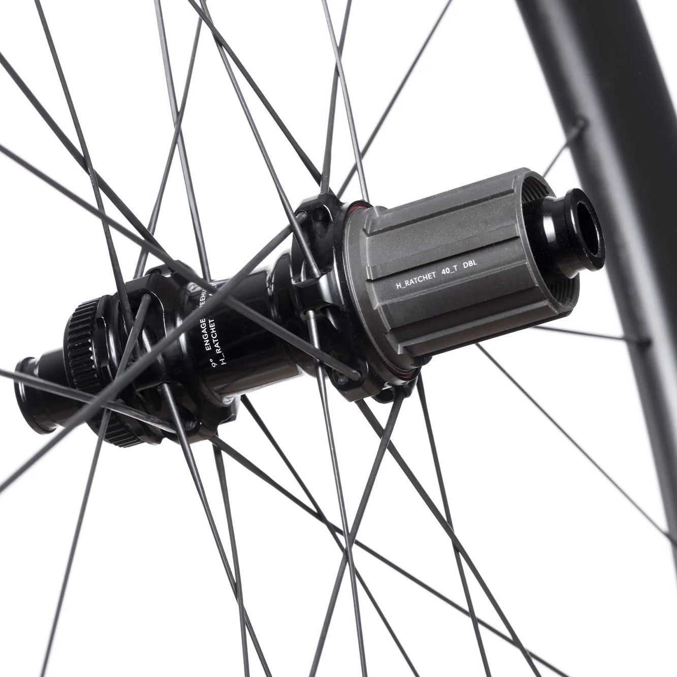 HUNT 34_34 Aerodynamicist Carbon Disc Wheelset TA 1264 grams Ratchet 40T