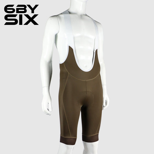 6bySix Adaptive Bib Shorts - Brown Tan