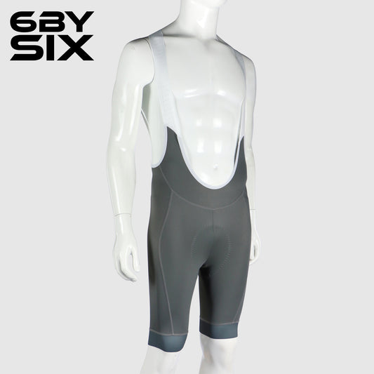 6bySix Adaptive Bib Shorts - Dark Grey