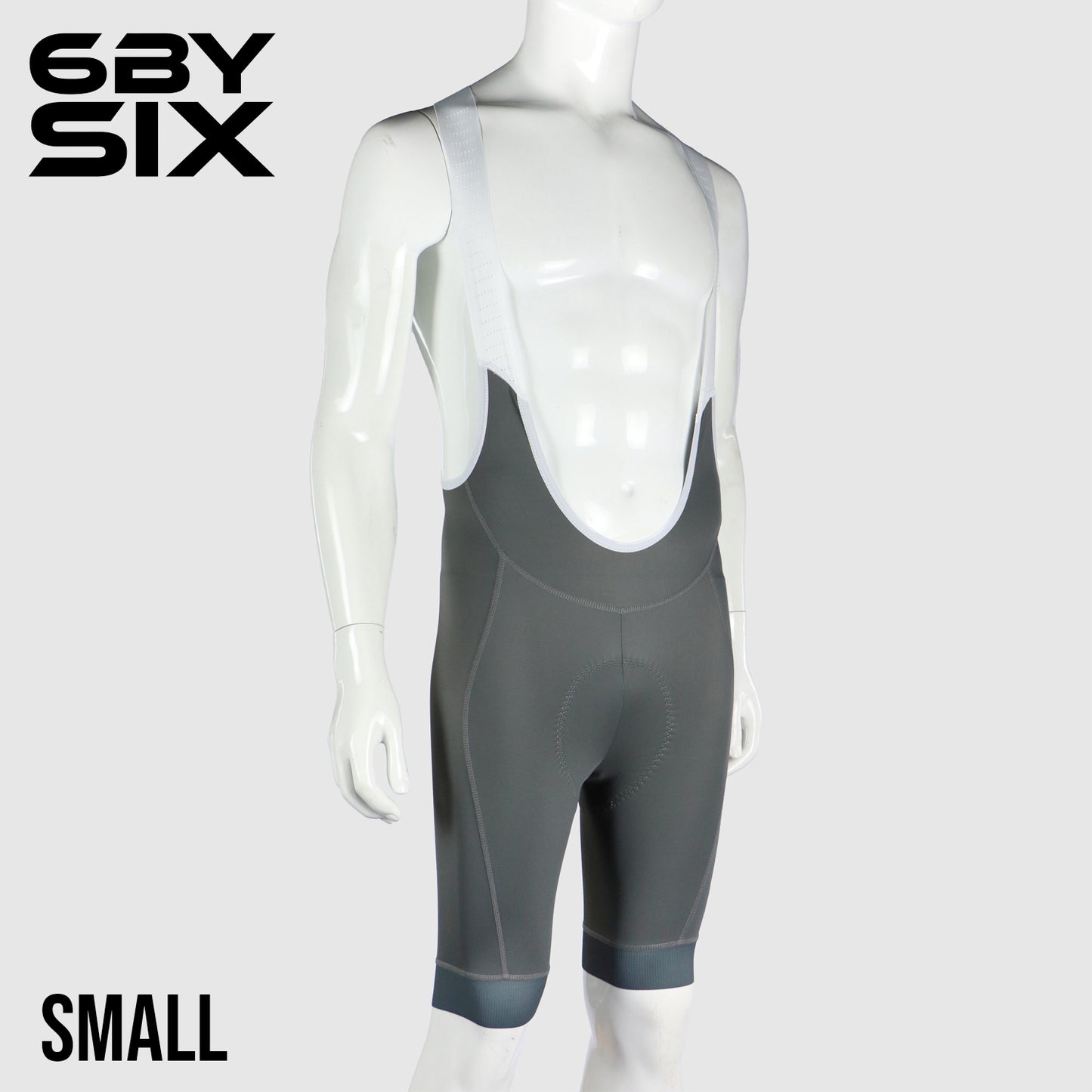 6bySix Progress Bib Shorts - Dark Grey