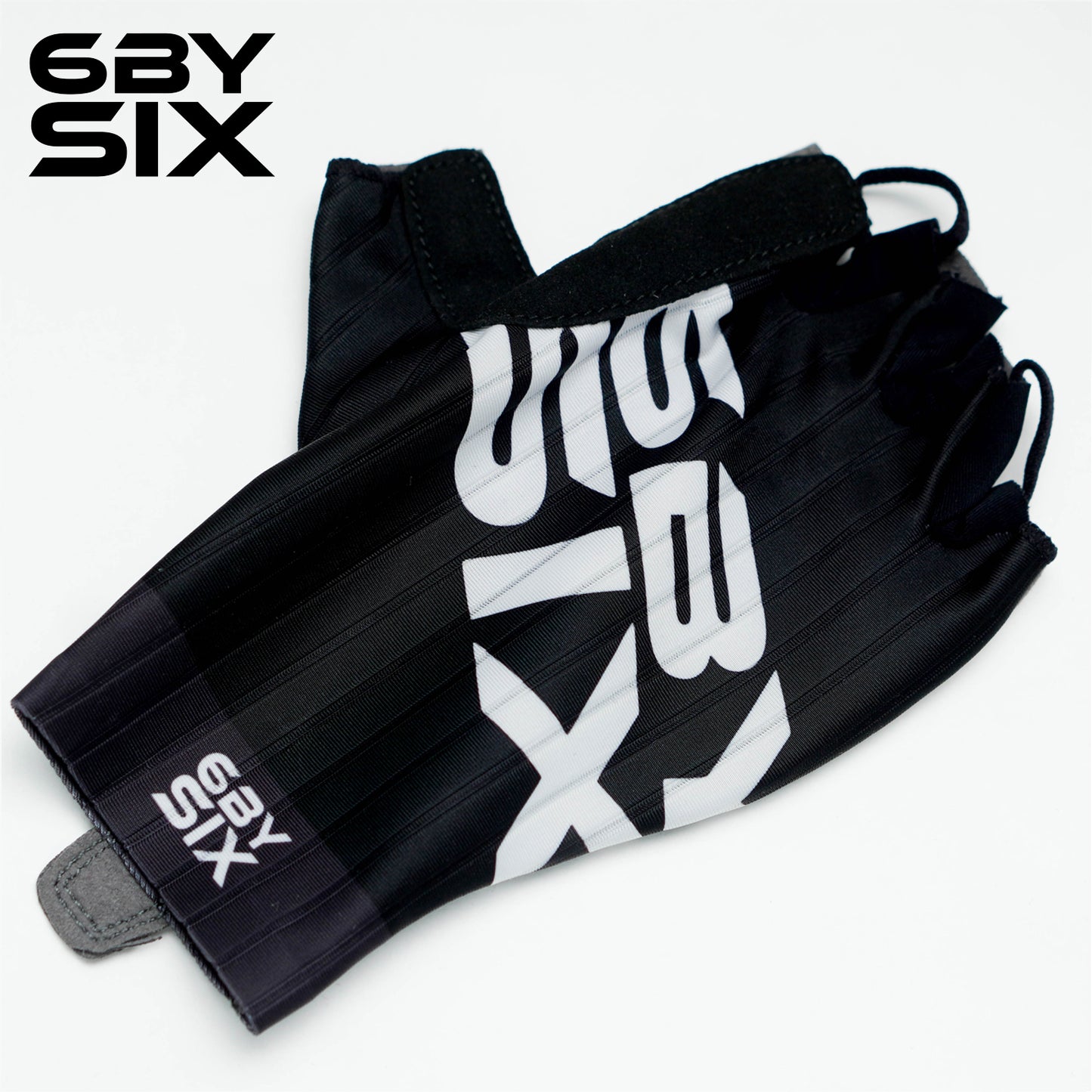6bySix White Bicycle Gloves - G085