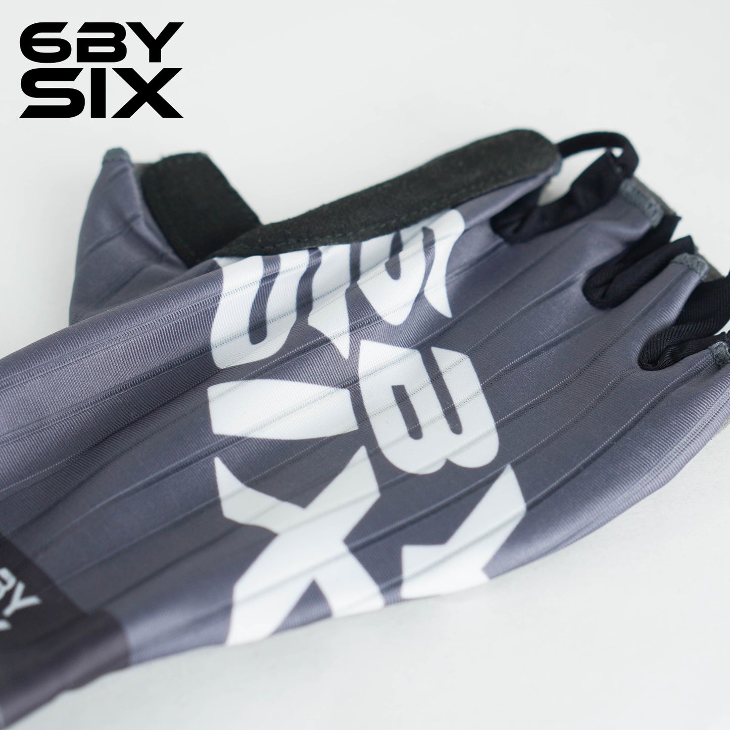 6bySix White Bicycle Gloves - G086