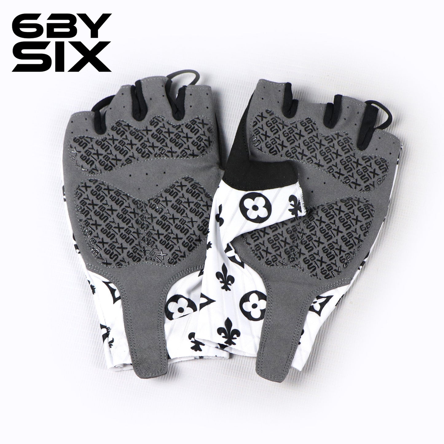 6bySix Louis Vuitton White Bicycle Gloves - G095