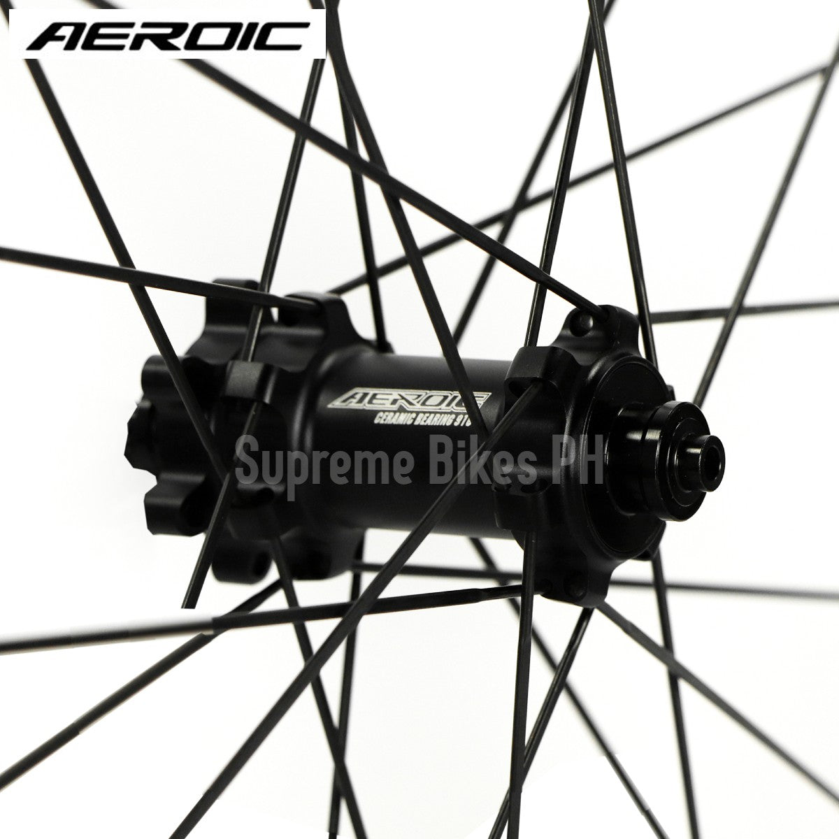 Aeroic Aero 50D Carbon Disc 700c Road Bike Wheelset HG Hub Pillar