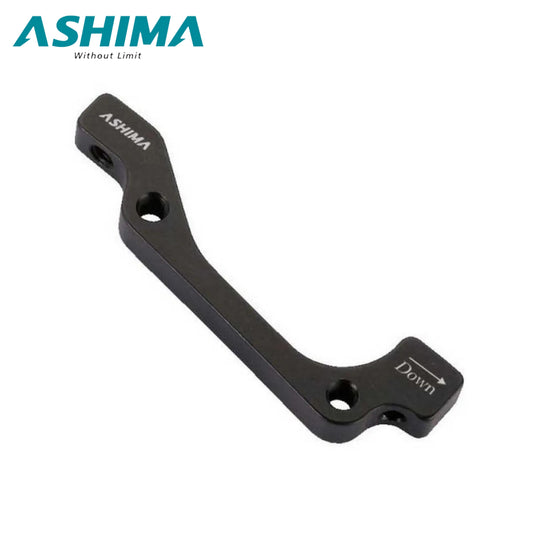 Ashima Disc Brake Caliper Adapter AU03, Post Mounting Caliper into IS Mounting Fork, 180F (Front)