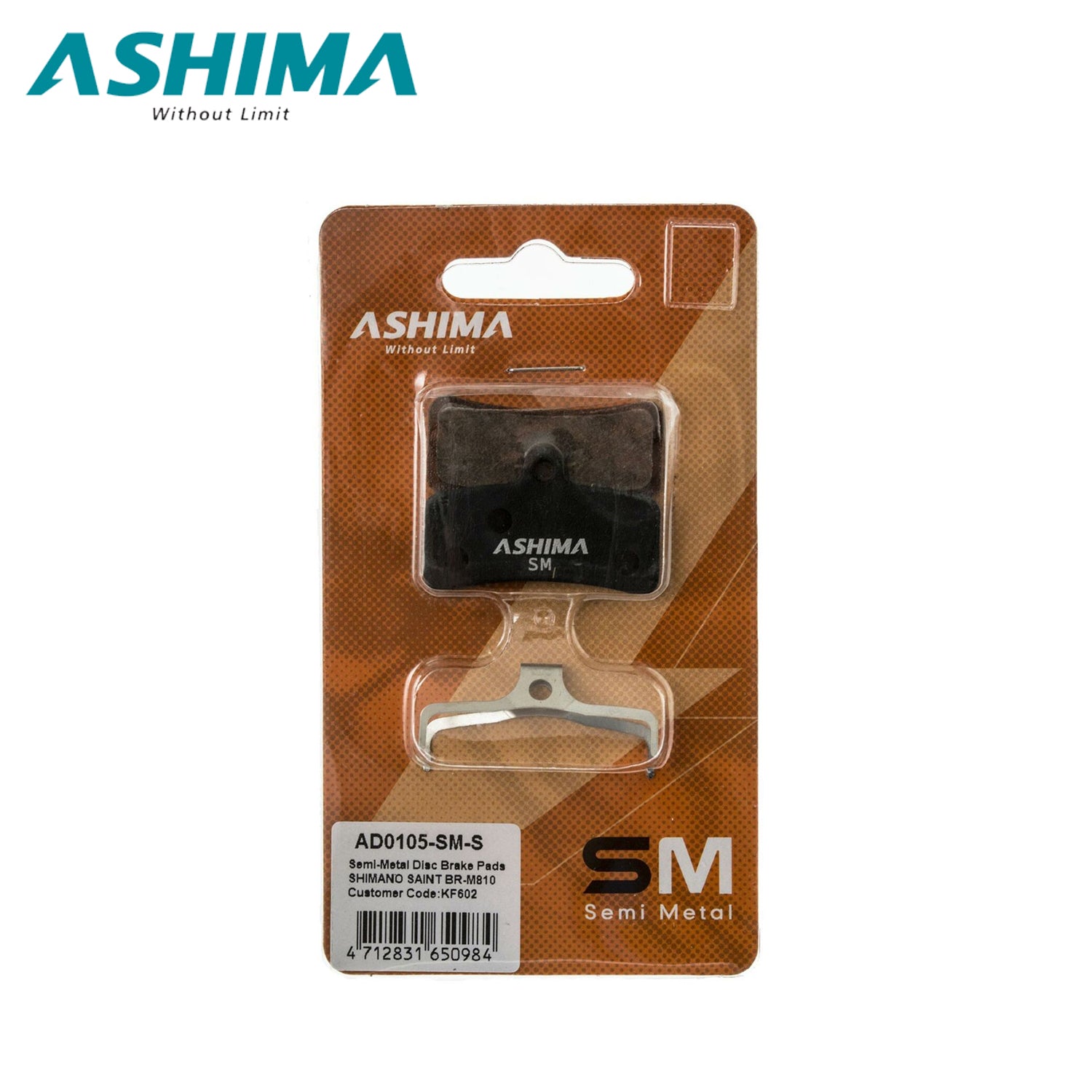 Ashima Disc Brake Pad AD0105-SM-S – Supreme Bikes PH