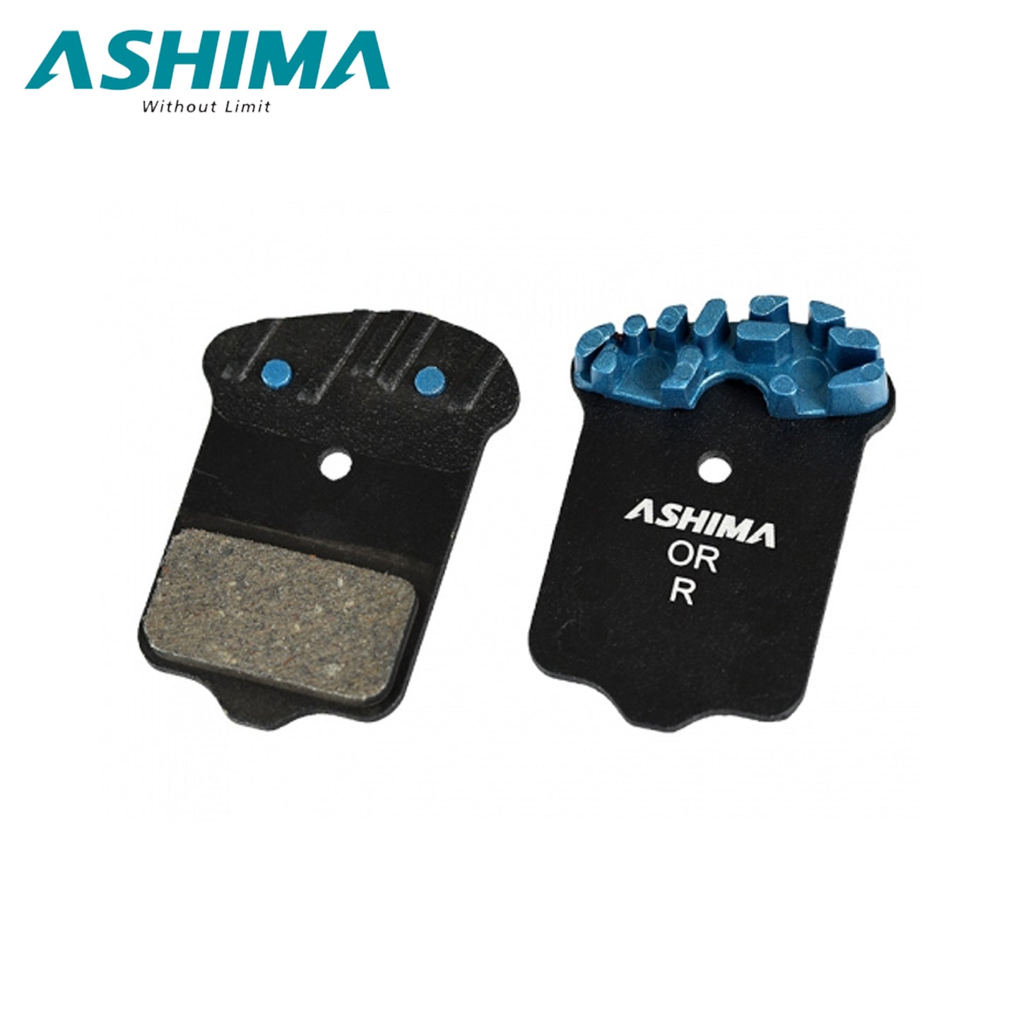 Ashima Disc Brake Pad w/ Cooling Fins AT0704-OR-A