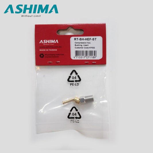 Ashima Hydraulic Fittings Straight Connector - Shimano RT-SH-HEF-ST