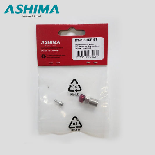 Ashima Hydraulic Fittings Straight Connector - SRAM RT-SR-HEF-ST