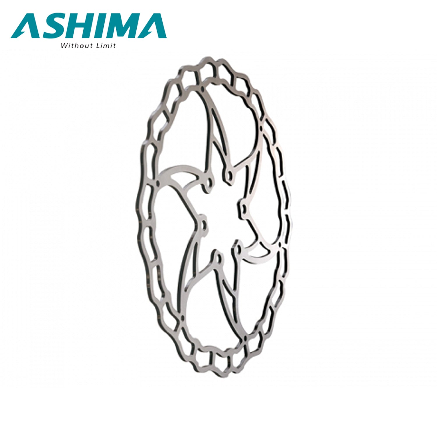 Ashima Super Lightweight Disc Rotor ARO-09 6-Bolts - Silver – Supreme ...