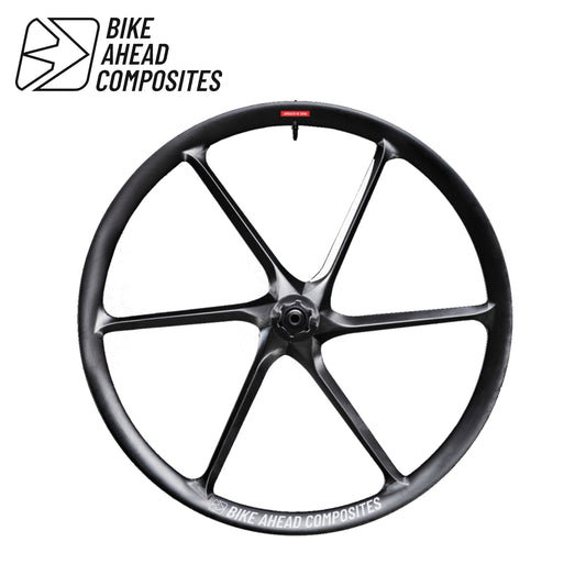 Bike Ahead Composites Biturbo Road 6-Spokes Carbon Wheelset