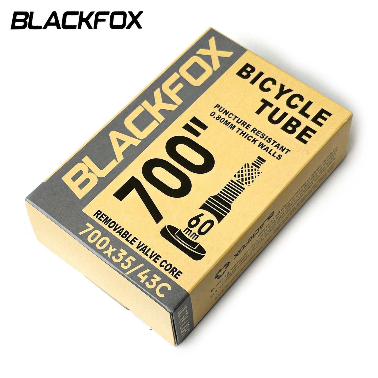 BlackFox Inner Tube 700x35/43c Valve