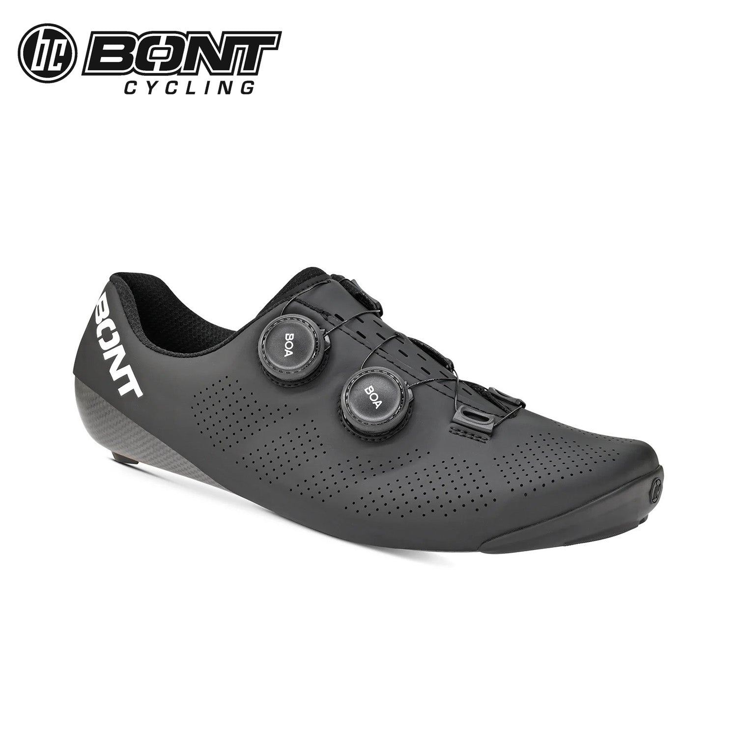 Bont Riot 24 Carbon Composite Road Cycling Shoes - Black – Supreme Bikes PH