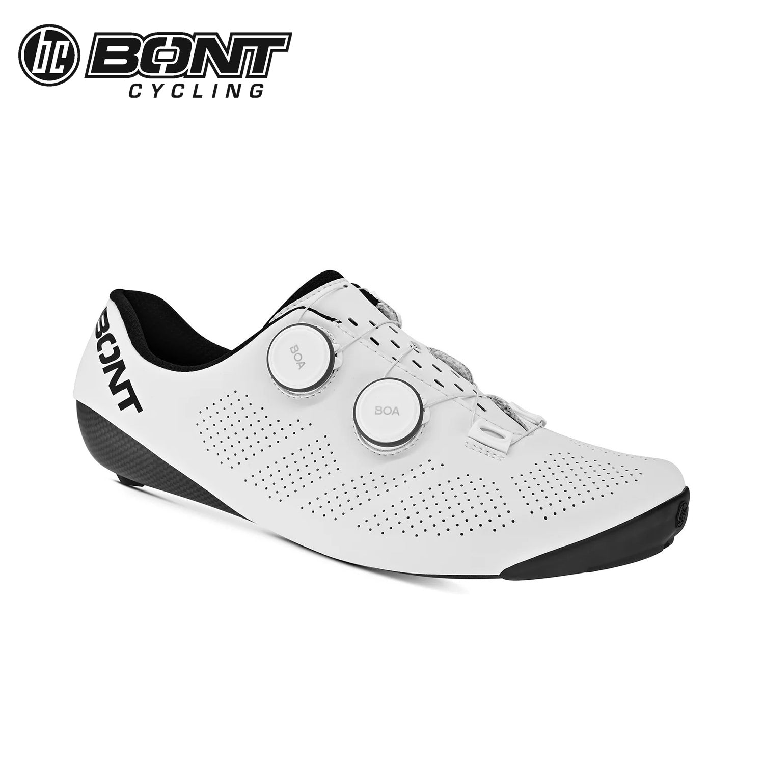 Bont Riot 24 Carbon Composite Road Cycling Shoes - White – Supreme Bikes PH