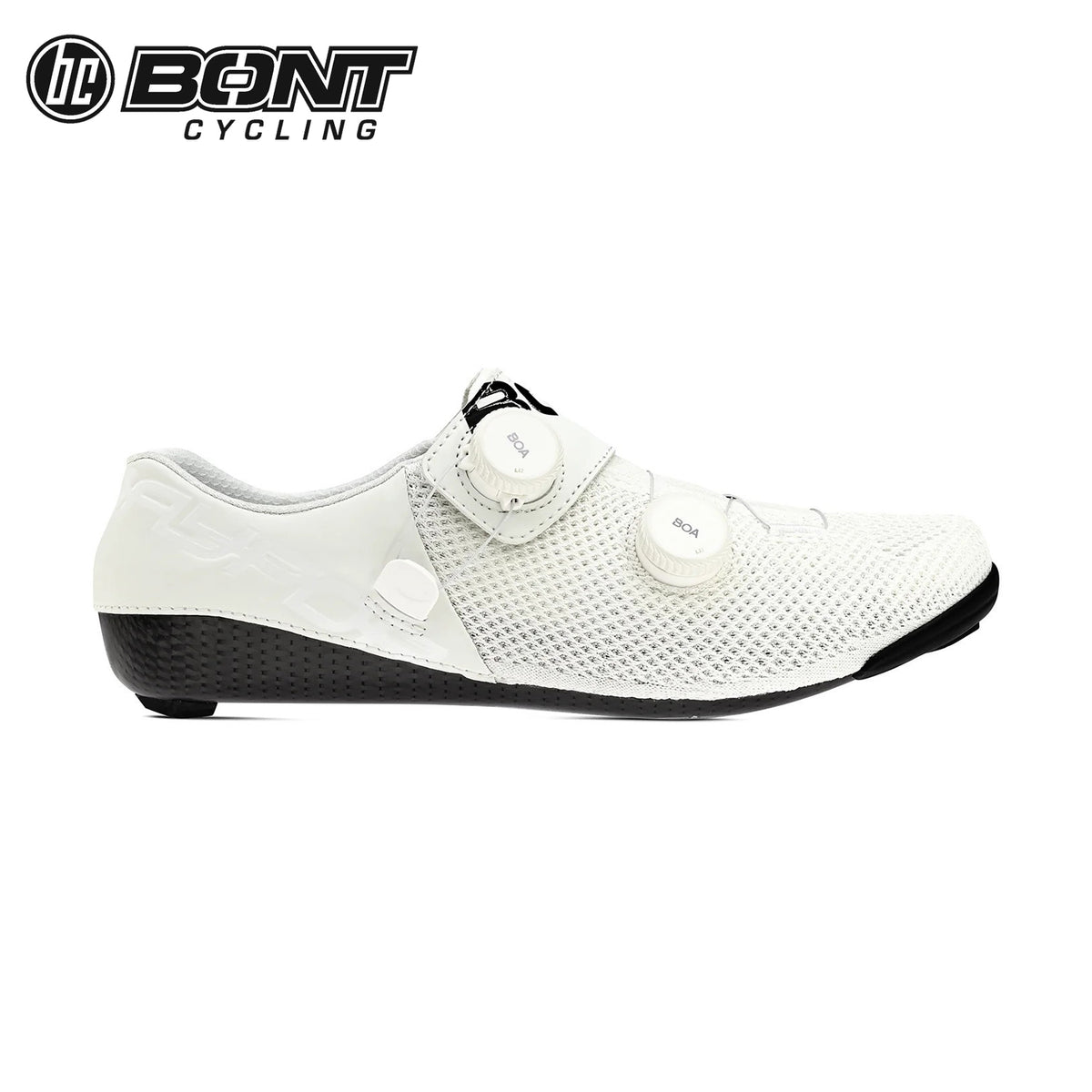 Bont Vaypor Knit Carbon Fiber / BOA Cycling Shoes - White