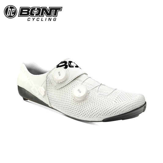 Bont Vaypor Knit Carbon Fiber / BOA Cycling Shoes - White