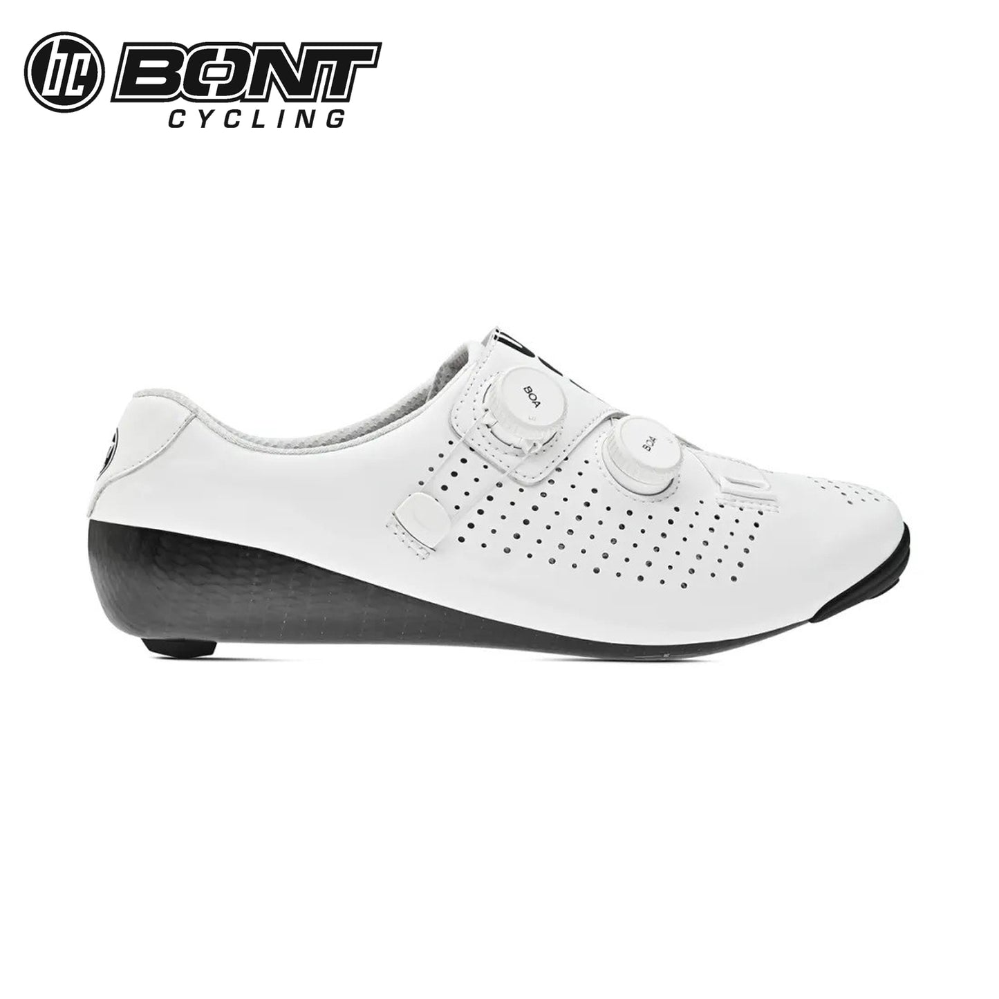 Bont Vaypor SL Carbon Fiber / BOA Cycling Shoes - White