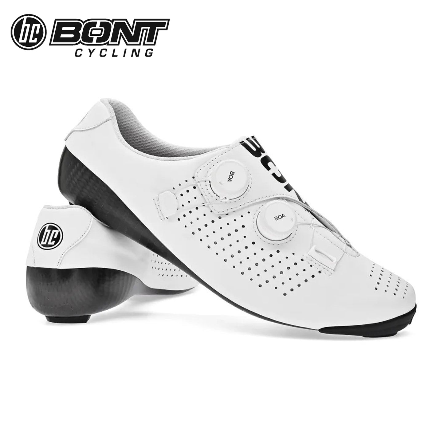 Bont Vaypor SL Carbon Fiber / BOA Cycling Shoes - White