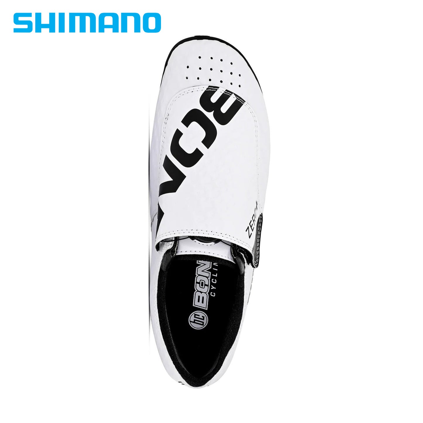 Bont Zero+ Carbon Monocoque / BOA Li2 Cycling Shoes - White/Black