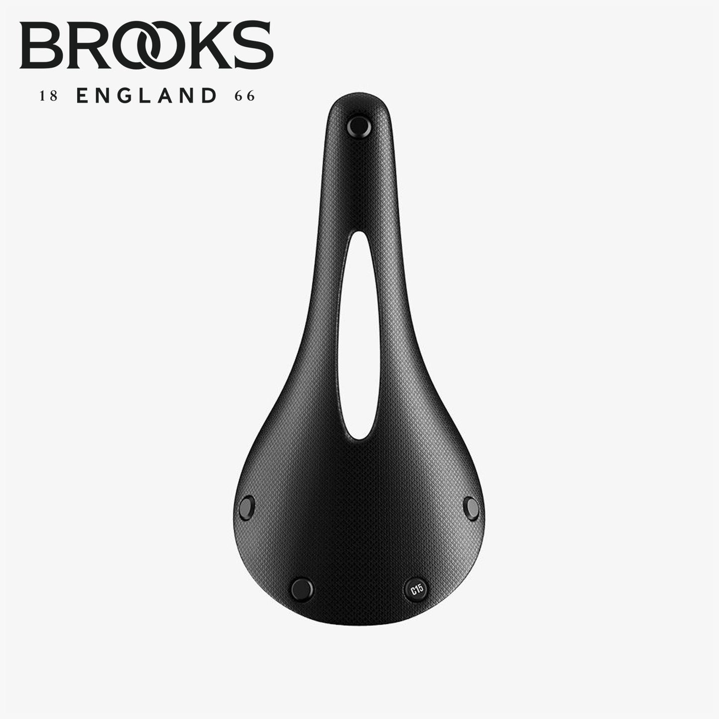 Brooks Cambium C15 Carved Saddle, All Weather - Black (C205CA06300)