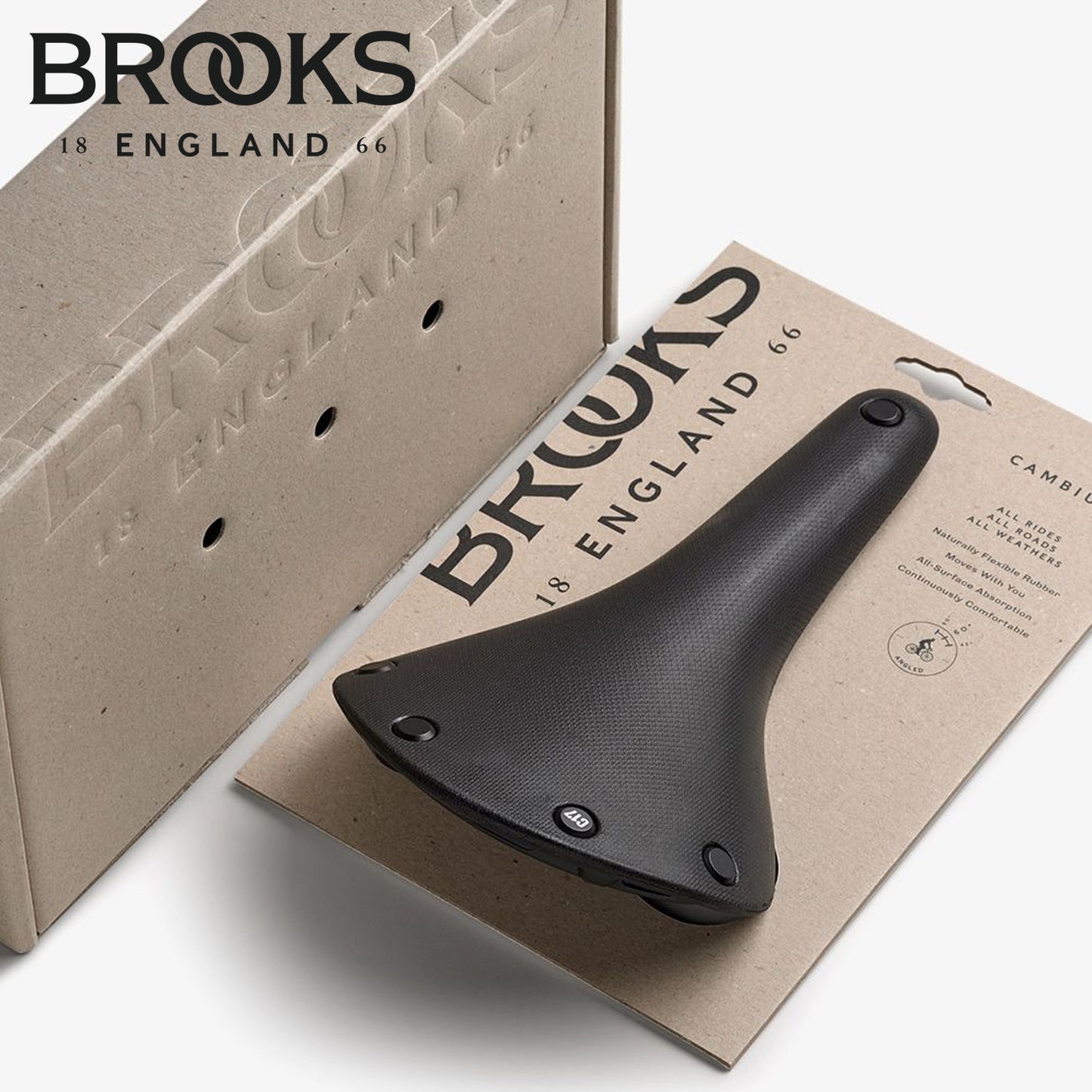 Brooks Cambium C17 Saddle, All Weather - Black