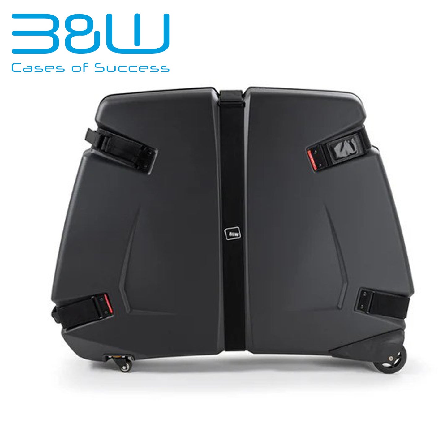 B&W Bike Box II Bicycle Travel Hard Case w/ Wheels - Black