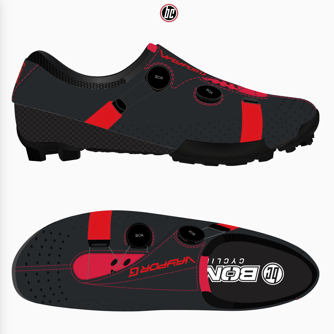 Bont SEMI-CUSTOM Vaypor G LI2 Gravel Shoes "DENHA"