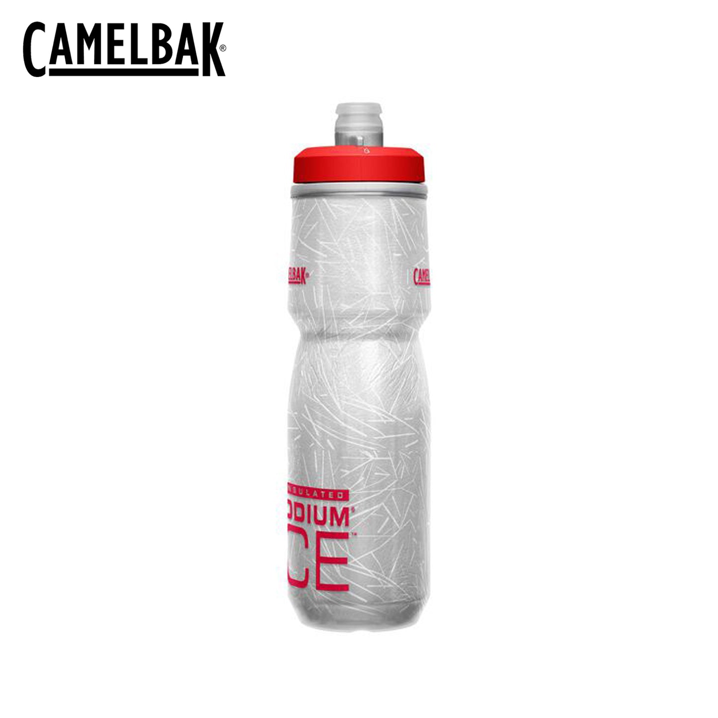 CamelBak Podium Ice 21 21oz Bike Bottle - Fiery Red