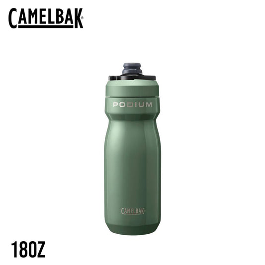 CamelBak Podium Steel 18 18oz Bike Bottle - Moss