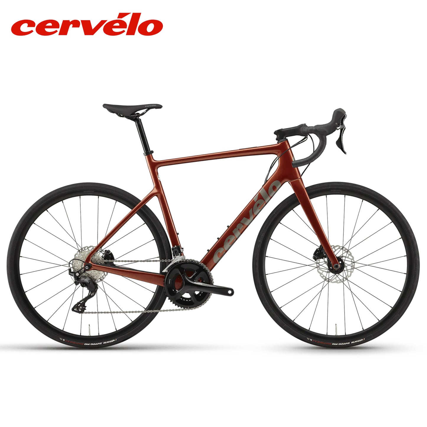 Cervelo Caledonia (2024) Endurance Carbon Road Bike 105 12-Speed - Desert Sun