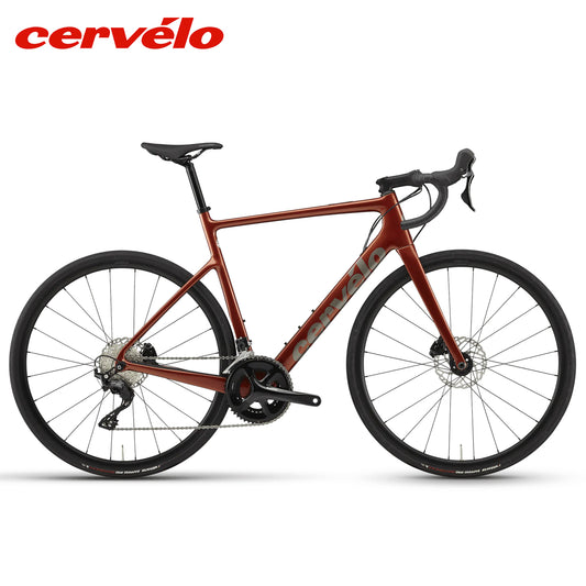 Cervelo Caledonia (2024) Endurance Carbon Road Bike 105 12-Speed - Desert Sun