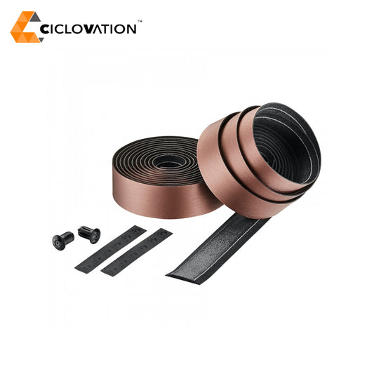 Ciclovation Advanced Leather Touch Steampunk Bar Tape - Copper