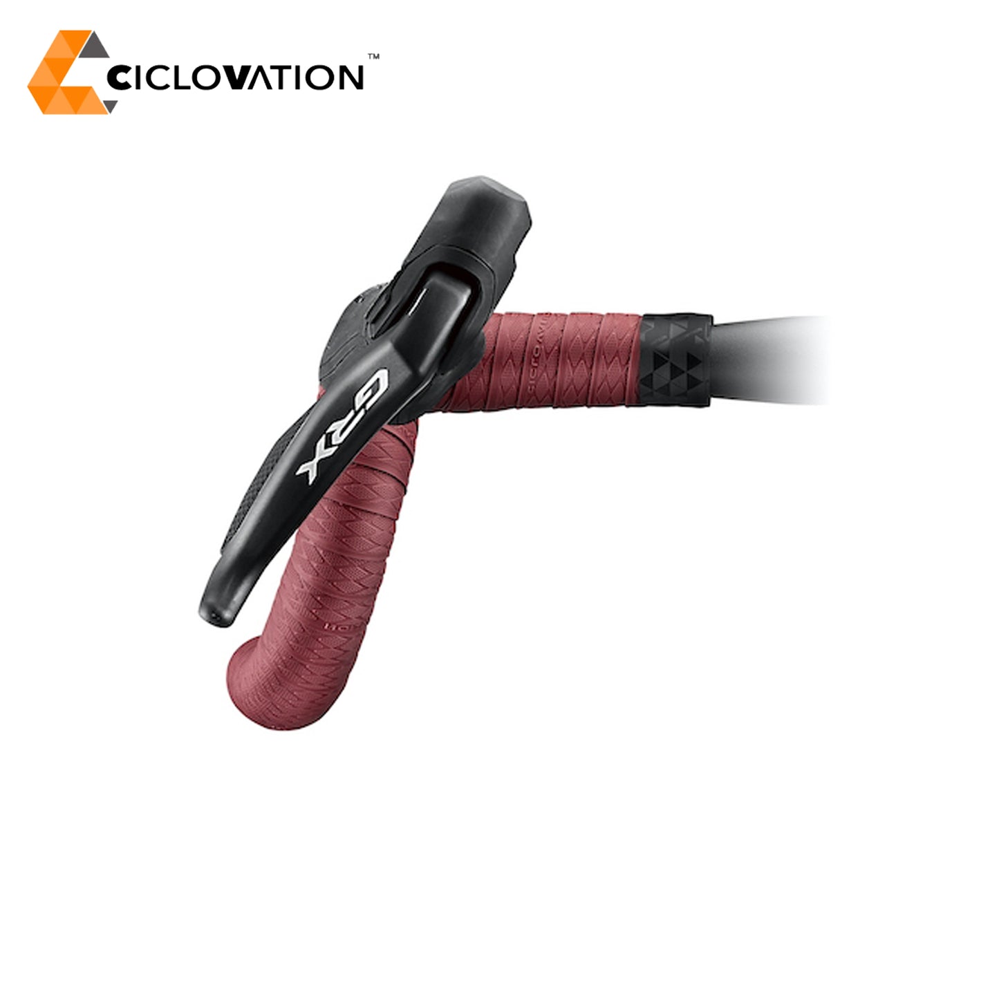 Ciclovation Grind Touch Diamond GXL Bar Tape - Burgundy Red