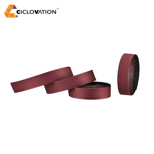 Ciclovation Grind Touch Diamond GXL Bar Tape - Burgundy Red