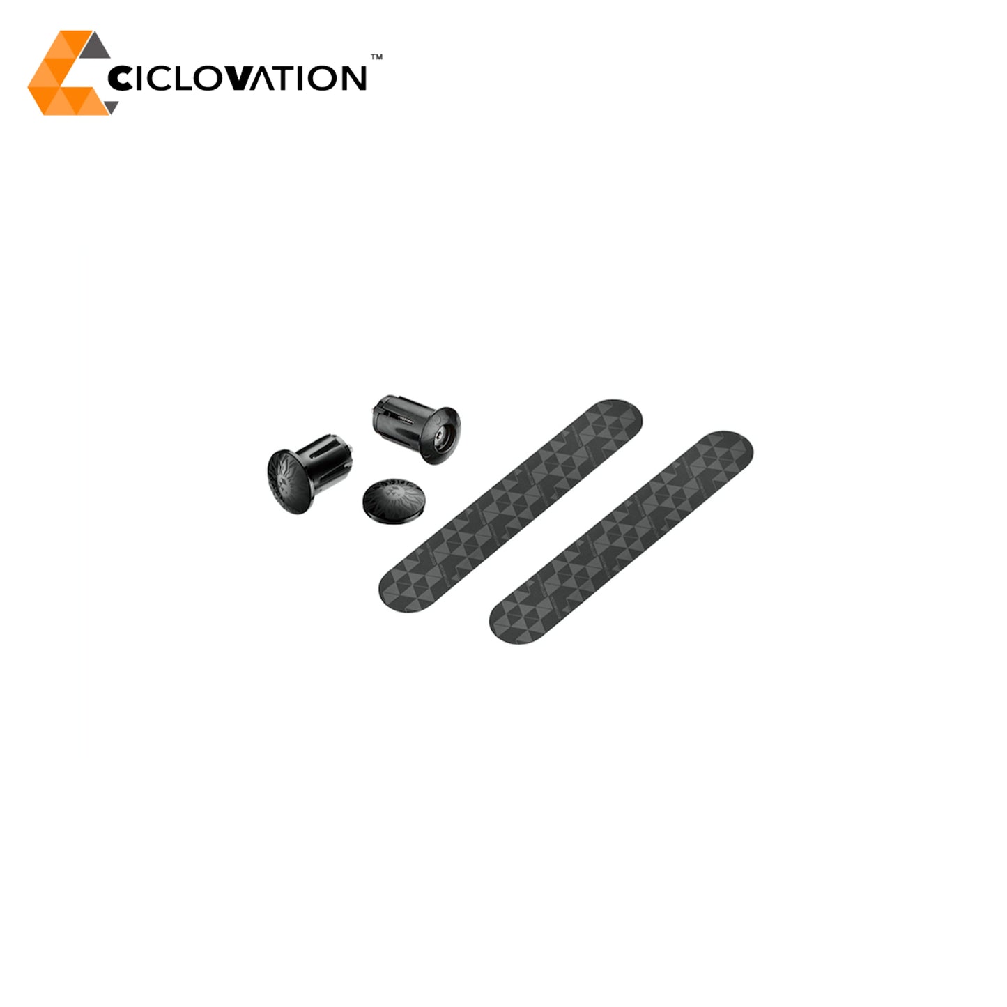 Ciclovation Leather Touch Minimalism Bar Tape - Topographic Black