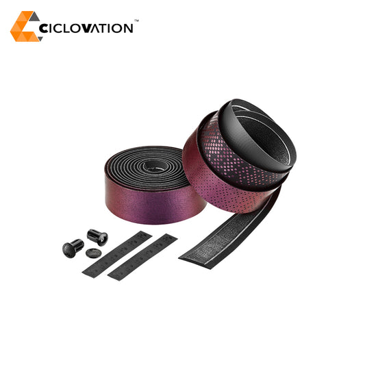 Ciclovation Premium Leather Touch Chameleon Bar Tape - Phoenix Red