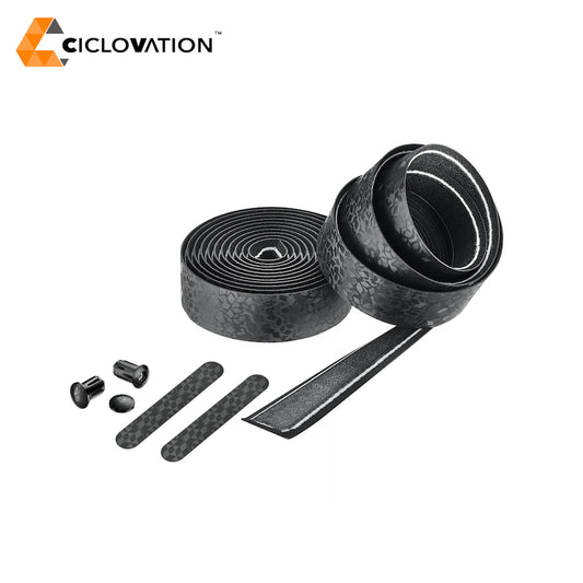 Ciclovation Seitex Leather Touch Bar Tape - Black Diamond