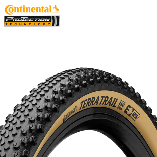 Continental Terra Trail Gravel Tire Tubeless Ready ProTection 700c - Cream Wall