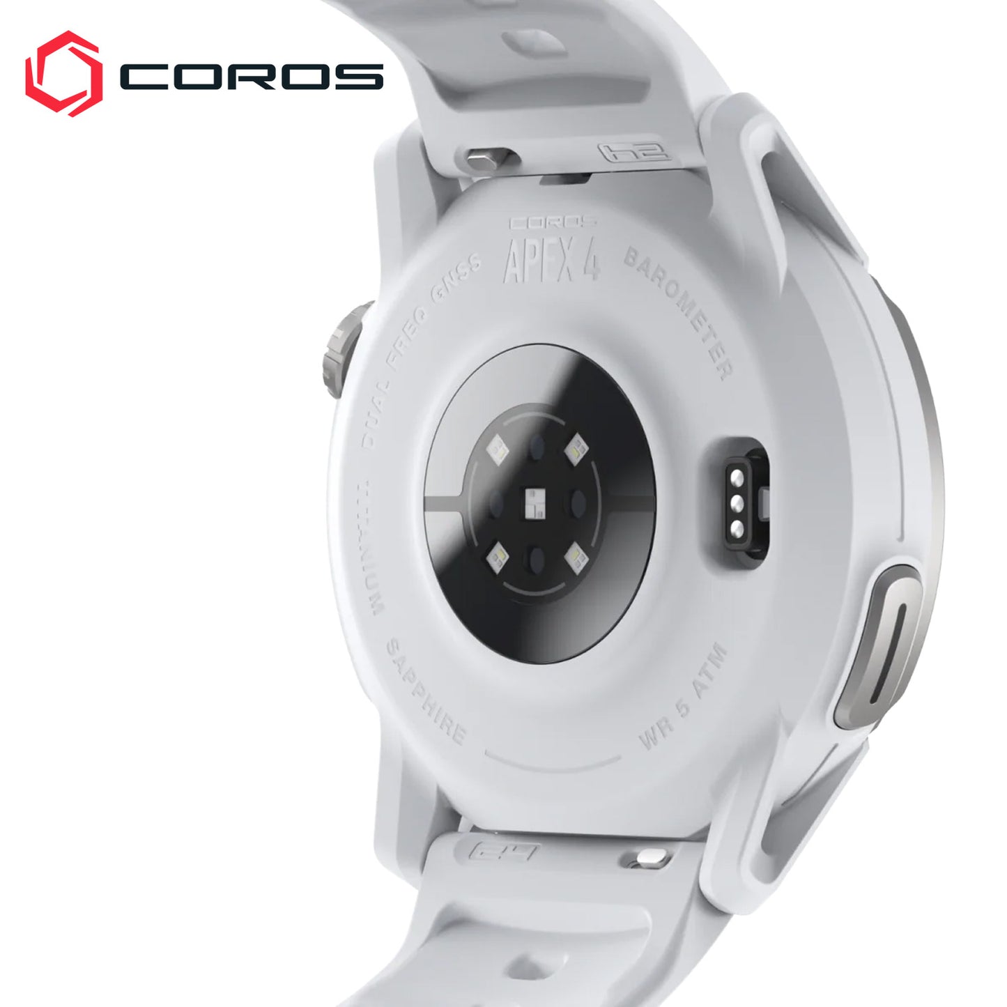 Coros APEX 4 GPS Running / Multi-Sport Watch - White