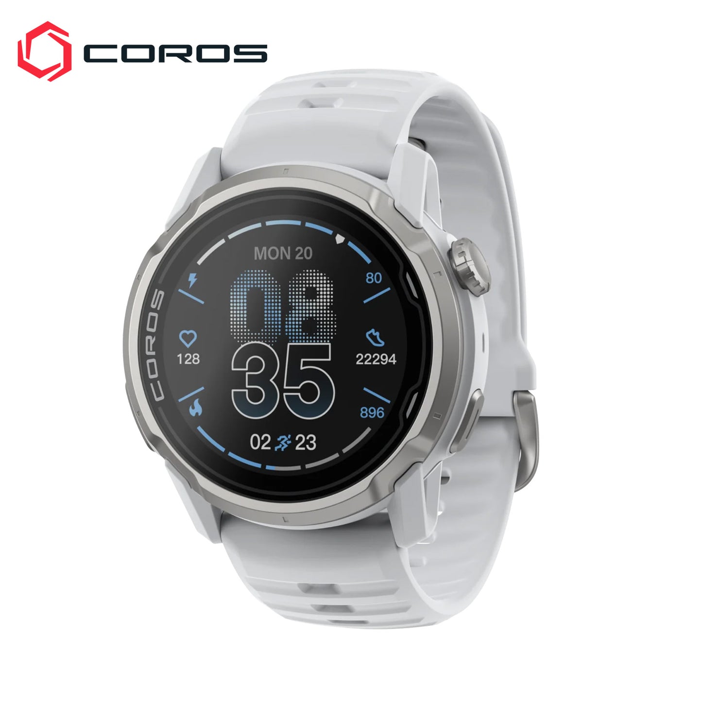Coros APEX 4 GPS Running / Multi-Sport Watch - White